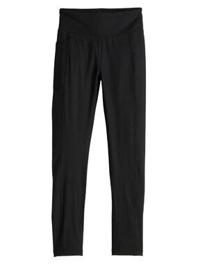 NWT: Girls Tek Gear Full Length High Rise Leggings - Black Luxe